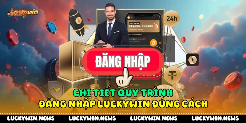 Chi tiết quy trình đăng nhập Luckywin đúng cách