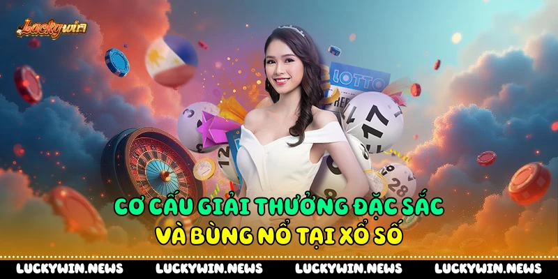 Cơ cấu giải thưởng đặc sắc và bùng nổ tại xổ số