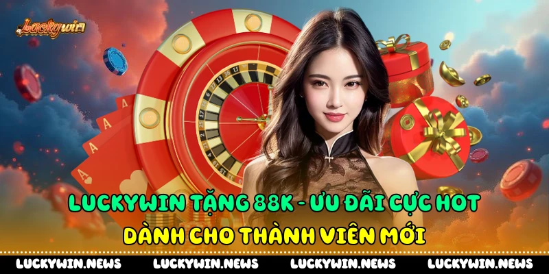 Luckywin Tặng 88k - Ưu Đãi Cực Hot Dành Cho Thành Viên Mới